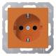 Jung A1520BFKIO SCHUKO Steckdose Kinder. bruchsicher Serie A/AS orange