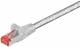 Goobay 95529 CAT 6 Patchkabel 7,5m, S/FTP (PiMF), Transparent - CCA Kupfergemisch