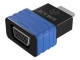 ICY BOX IB-AC516 HDMI zu VGA Adapter unterstuetzt Plug and Play bei maximaler Aufloesung von 1920 x 1200 bei 60 Hz Full HD