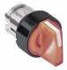 Schneider Electric ZB4BK15537 Schneider Leuchtwahlschalter LED ge 3St. 45° M=r L+R=t Knebel kz Ring