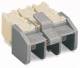 WAGO 272-403/272-496 272-403 / 272-496, overhead socket part 0,5-2,5qmm white / gra