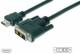 DIGITUS HDMI-Adapterkabel Typ A-DVI(18+1) St/St, 3.0m, Full HD