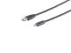 Kabel USB, C(St) => A(St), 3,0m, USB2.0, schwarz,