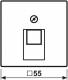 Jung A569-1NAPLUAANM cover for IAE/UAE junction box