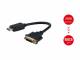 Equip DisplayPort->DVI-I 0.25cm St/Bu 1920x1200/60Hz black