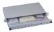 LWL-Patchpanel Spleisbox,48,3 cm ( 19 Zoll ), 12xST, 50/125um,ausziehbar,OM4, Vorkonfektioniert,