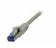 Synergy 21 S216400 Patchkabel RJ45, CAT6A 500Mhz, 0.25m, grau, S-STP(S/FTP)