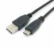 Equip Kabel USB-A 2.0 -> C St/St 3.00m 3A 480Mbps sw