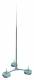 Dehn + Soehne 105450 DEHN fishing rod h = 4500mm , St / Al tZn radius 630mm
