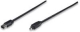 MANHATTAN 323819 6-pin FireWire cable. 4 to pin., 1.8 m, black