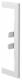 Hager BRA65210WB9016 wall connection panel sheet steel 68x210mm OT120mm traffic white