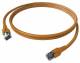 ZVK EasyLan CP1KODODO0020 FlexBoot Cat.6 patch cable Kl.EA shielded orange 2.0m
