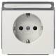 Siemens 5UB1857 Schuko-Steckdose 10/16A DELTA style titanweiß