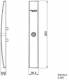 Schneider Electric NSYSFLOCKT8 Schneider SF/SM Flachschloss Schloss mit 8mm-Dreikanteinsatz