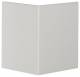 Hager BR0802A7035 external corner cover plastic OT80mm light gray