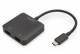 DIGITUS 2-Port MST Video Hub (USB-C™ -> 2x HDMI)