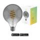Avanca International BV HBEB-0311 Hombli smart filament light bulb, G95, E27, CCT, Smokey
