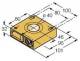 Turck NI40R inductive sensor ring probe 1430101
