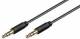 Goobay 69117 3.5mm jack connection cable - 3.5 mm jack plug (3-pin, Stereo)> 3.5 mm jack plug (3-pin, Stereo)