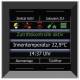 Issendorff 30230 LCN GTS4DB glass color display frameless 2.8Z black with 4 buttons integrated TS 