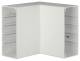 HAGER FB9923049016 TEH Inner corner made of basic professional cable routing channel FB 100x230mm