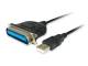 Equip Adapter USB-A->Centronics IEEE1284 36Pin St/St 1.50m Polybeutel