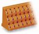 WAGO 737-852 Dreistock-Klemmenleiste für Leiterplatten 0,08-2,5 qmm orange