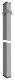 Hager DAK2802800ELN clamp technique to ceiling column DA200 2-2800mm