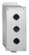 Schneider Electric 9001KY3 Schneider Leergehäuse 3Einbaustellen 3/4z Alu D=30mm