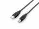 Equip USB Kabel 2.0 A-B 480Mbps St/St 3.00m schwarz Polybeutel