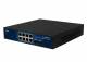 ALLNET Switch smart managed Layer2 10 Port ? 8x 1 GbE ? PoE Budget 240 Watt ? 8x PoE at / 2x PoE bt ? 2x SFP ? Lüfterlos , 48,3 cm ( 19 inch ) ? ALL-SG8410PM