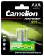 Micro battery CAMELION ''AlwaysReady'', NiMH, 800 mAh, type AAA, blister of 2