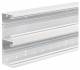 Hager BRA652101D9016 Parapet lower part front catch. Aluminum OT2x80mm traffic white