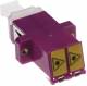 ZVK EasyLan PLVZAM22DPEV fiber optic coupling LCD Premium OM4 heather violet