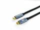 Equip cable USB-C 3.2 -> C St/St 2.00m 5A 4K/60Hz sw
