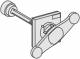 Schneider Electric 31053 door clutch yellow-red, 