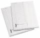 Hager label sheets VZ717, for gluing (1 set = 10 pieces)