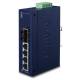 PLANET 4+1 100FX Port Multi-mode Industrial Ethernet Switch