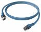 ZVK EasyLan CPP1OBCBCB0010 DualBoot Push Patch Cable Cat.6 Kl.EA shielded blue 1.0m