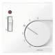 Merten 534825 central plate for RTR with switch active white glossy system M