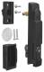 Hager FZ518N swing handle univers, semi-cylinder 455E Schliessnr