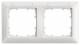 Siemens 5TG25521 5TG2552-1 frame 2-fold, DELTA line Titanium white 80mm