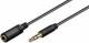Goobay 97122 3.5mm jack extension cable - 3.5 mm jack plug (3-pin, Stereo)> 3.5 mm jack socket (3-pin, Stereo)