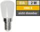 LED Kolbenlampe McShine, E14, 2W, 160lm, 260°, 23x51mm, warmweiß