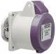 Walther-Werke 11440 Walther NORVO Anbaudose 32A 3P 24V 0h IP44 gerade Flansch 50x50mm