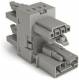 WAGO 890-1734 distributor 1 x plug / 3 x socket 4-pin, gray