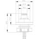 Siemens 3SU1900-0JL10-0AA0 adapter M12 connector, 8-pin, for M20/M25 cable entry.
