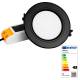 Synergy 21 LED Panel Rund 6W RGB-WW mit Funk und WLAN schwarz *Milight/Miboxer*