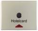 Berker 16419004 Hotelcard-Schaltaufsatz mit Aufdruck und roter Linse Arsys edelstahl