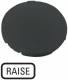 Moeller 218208 EATON M22-XD-S-GB17 flat panel keys, black lettering RAISE 